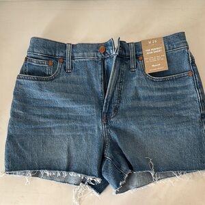 Madewell Women's the perfect Jean shorts